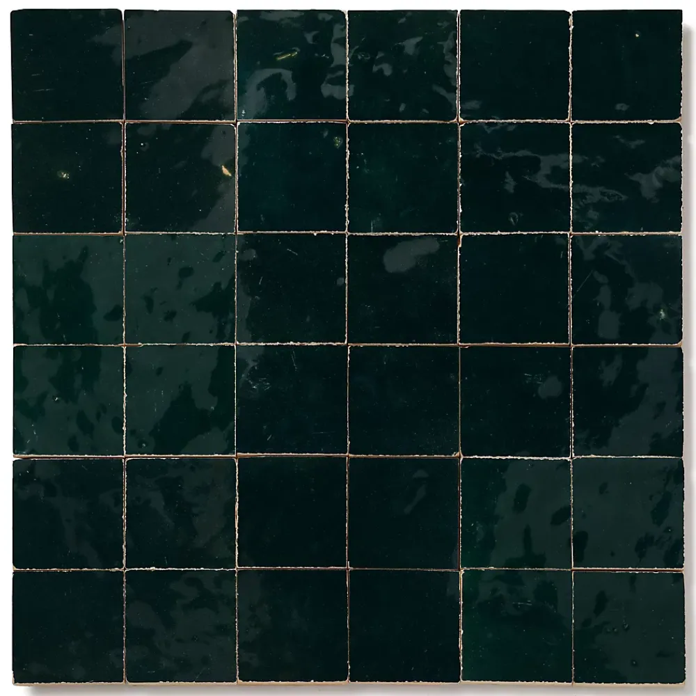 Ro'Ma Nature Faïence Pour Salle De Bains<Carrelage Zellige Marocain Bleu Océan 5x5 cm (vendu par plaque de 30x30 cm soit 0,09 m²) -