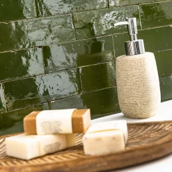Ro'Ma Nature Faïence Pour Pièce À Vivre<Carrelage Zellige Marocain Vert Impérial 5x15 cm (vendu par 1 m²) -