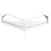 Orac Decor C338B Corniche plafond polyuréthane Luxxus - 18x18x200cm (h x p x L) - moulure décorative A l'unité- Moulure