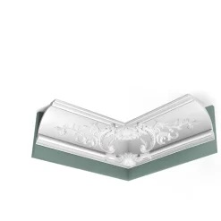 Orac Decor C338B Corniche plafond polyuréthane Luxxus - 18x18x200cm (h x p x L) - moulure décorative A l'unité- Moulure