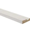 Chambranle Louis XVI en MDF doucine prépeint blanc 10x38mm L.2,44m- Moulure