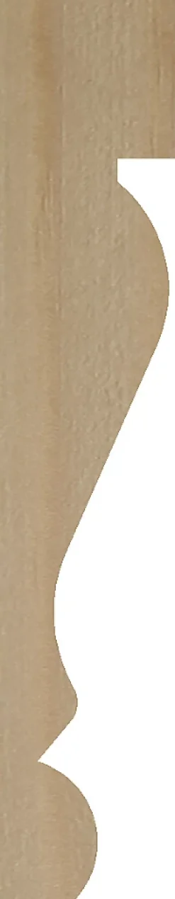 Moulure<Chambranle moderne pin 47 x 9 mm L.2,4 m