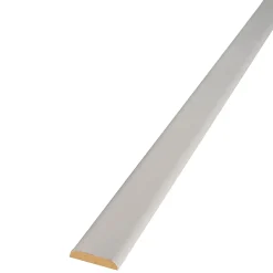 Moulure<Champlat 2 arrondis en MDF blanc 9X38mm L.2,44 m