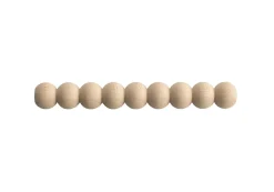 Decoparisienne Moulure<Échantillon de moulure perle brut décorative - L20 x 3 cm - Bois de hêtre massif - Style Parisien - A peindre