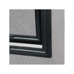 Volet-Moustiquaire Accessoire Pour Moustiquaire<Chatière de moustiquaire de Porte ou Baie Vitrée H25 cm x L20 cm Noir