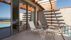 3 in 1 Baie Vitrée Coulissante<Châssis coulissant en aluminium à soulèvement 4 ventaux SMARTIA S560 (L.:4450mm x H.:2200mm) Gris antracite RAL 7016