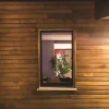 3 in 1 Châssis fixe en Aluminium RAL 9005 ( L.: 200 cm x H.: 180 cm)- Fenêtre Aluminium