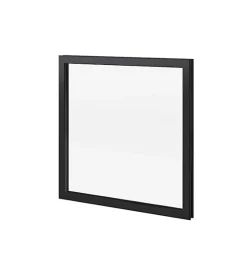3 in 1 Châssis fixe en Aluminium RAL 9005 ( L.: 175 cm x H.: 180 cm)- Fenêtre Aluminium
