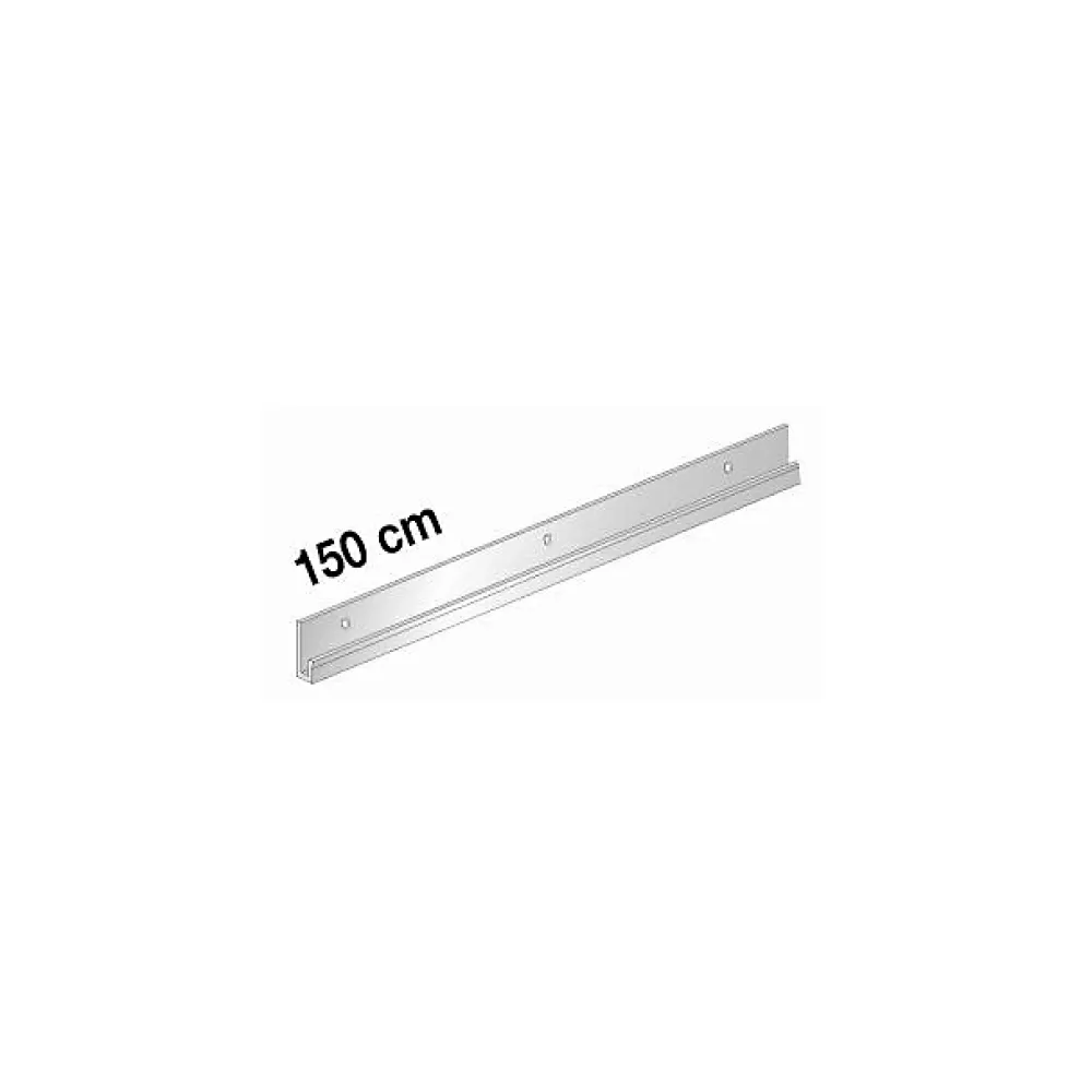 Le Crochet X Moulure<Cimaise en aluminium coloris argent, 1m50.