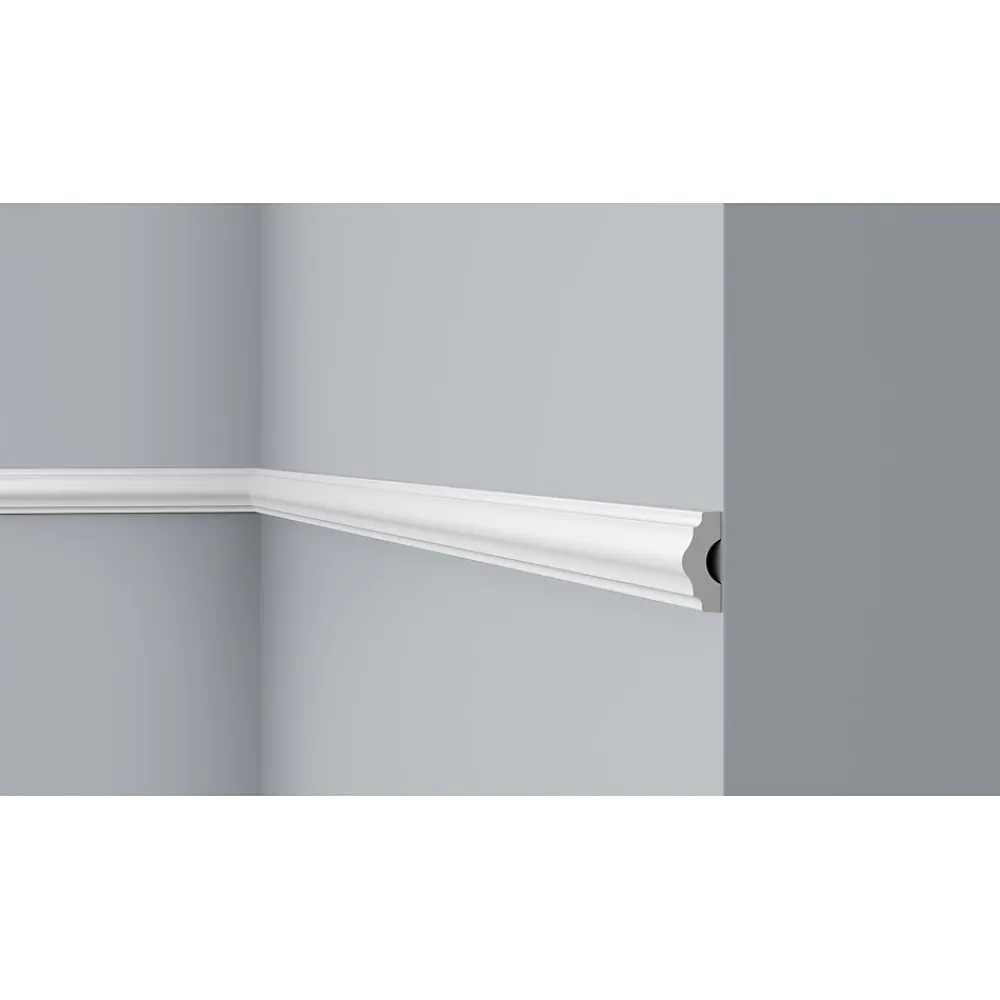 Decoflair CL1 Cimaise Polystyrène HD 38 x 16 x 2000 - 1 pièce- Moulure
