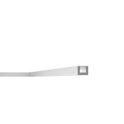 Decoflair CL14 Profilé pour éclairage Polystyrène HD 20 x 25 x 2000 - 1 pièce- Moulure Et Rosace De Plafond