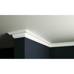 Decoflair Moulure Et Rosace De Plafond<CL11 Profilé pour éclairage Polystyrène HD 50 x 33 x 2000 - 1 pièce
