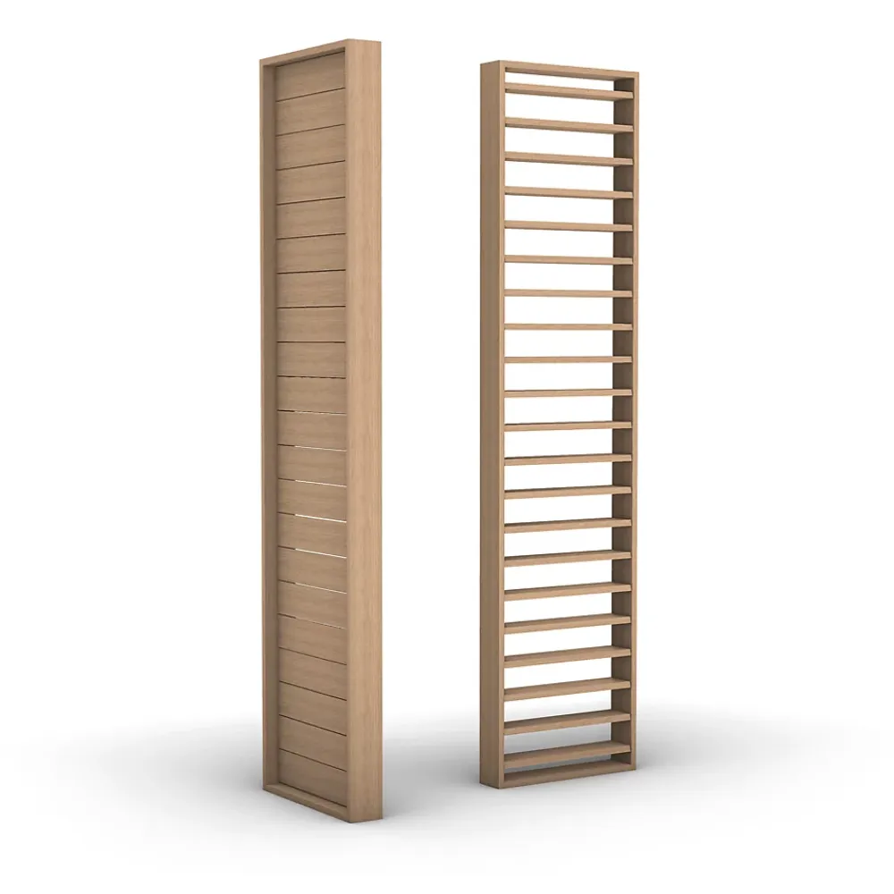 Foge Claustra Intérieur<Claustra persienne réglable Jersey coloris chêne de Saragosse 250X60X1.2 cm