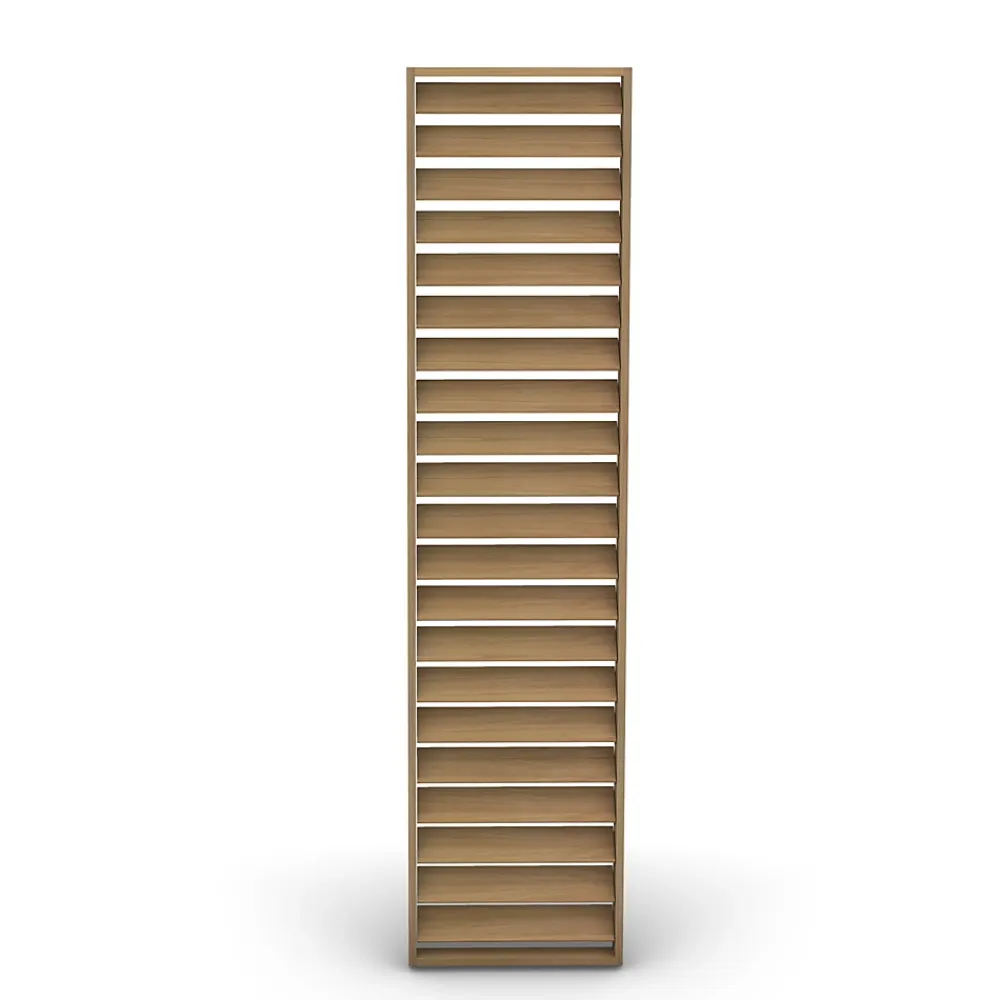 Foge Claustra Intérieur<Claustra persienne réglable Jersey coloris chêne de Saragosse 250X60X1.2 cm