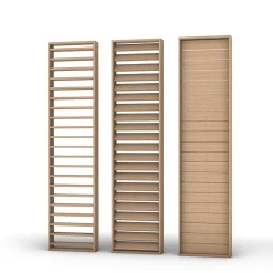 Foge Claustra Intérieur<Claustra persienne réglable Jersey coloris chêne de Saragosse 250X60X1.2 cm