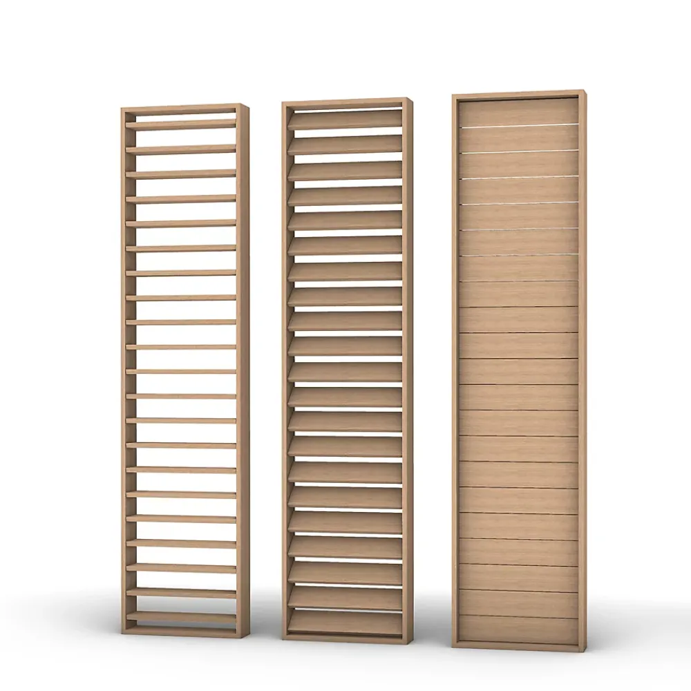 Foge Claustra Intérieur<Claustra persienne réglable Jersey coloris chêne de Saragosse 250X60X1.2 cm