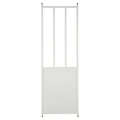 Geom Cloison amovible 3-en-1 esprit atelier Axioma blanche H.250 x l.80 cm- Cloison Amovible