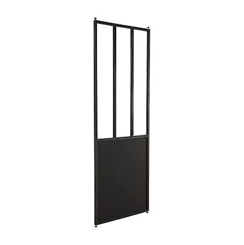 Geom Cloison Amovible<Cloison amovible 3-en-1 esprit atelier Axioma noire H.250 x l.80 cm