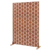 Casa.Pro Cloison Amovible<Cloison de séparation Basciano pour extérieur et intérieur acier galvanisé 180 x 120 x 40 cm rouille