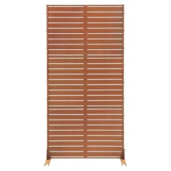 Casa.Pro Cloison de séparation Nodepp pour extérieur et intérieur acier corten 180 x 90 x 40 cm rouille- Cloison Amovible