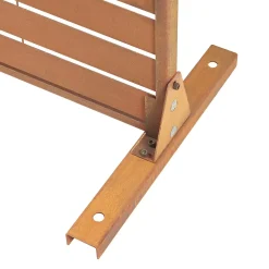 Casa.Pro Cloison de séparation Nodepp pour extérieur et intérieur acier corten 180 x 90 x 40 cm rouille- Cloison Amovible
