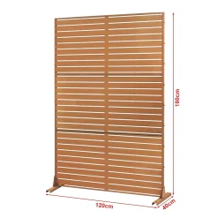 Casa.Pro Cloison de séparation Nodepp pour extérieur et intérieur acier corten 180 x 120 x 40 cm rouille- Cloison Amovible