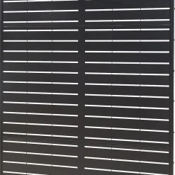 Casa.Pro Cloison Amovible<Cloison de séparation Trolu acier 200 x 100 x 50 cm noir