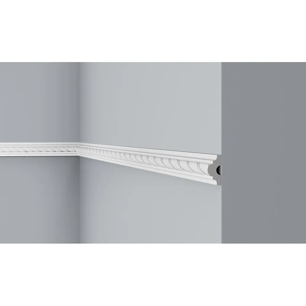 Decoflair CO1 Cimaise Polystyrène HD 38 x 18 x 2000 - 1 pièce- Moulure