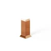 Ilcom Moulure<Coin extérieur pour plinthe FL Cuivre poli - 30mm x 100 mm x 0,65 ep.