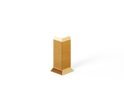 Ilcom Moulure<Coin extérieur pour plinthe FL Or satiné - 30mm x 80 mm x 0,65 ep.