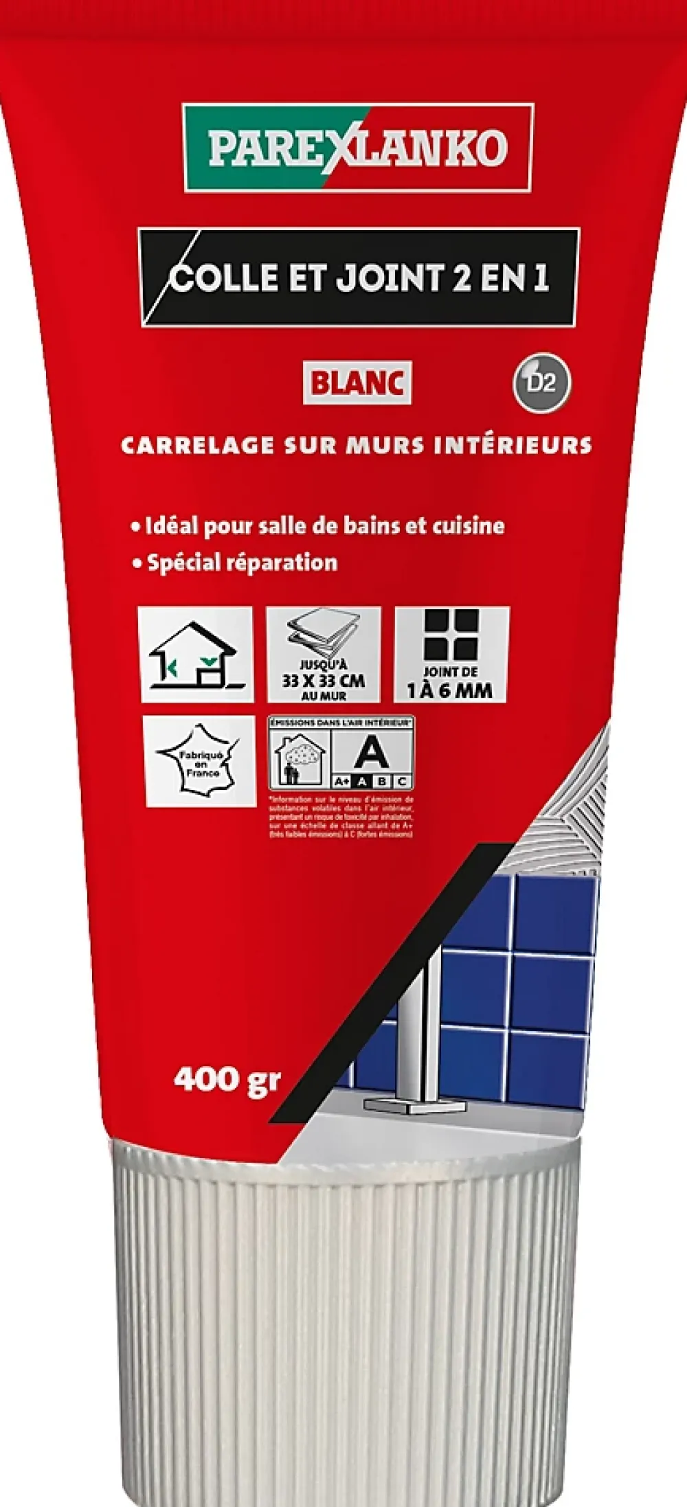 Parexlanko Colle Carrelage Mural|Joint Carrelage Mural<Colle & joint pâte blanc 1,5 kg
