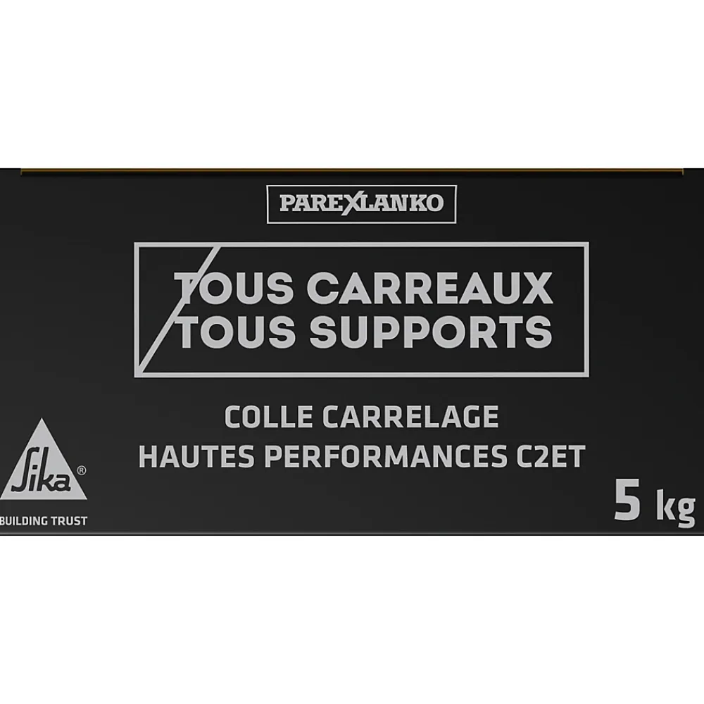 Parexlanko Colle carrelage blanche hautes performances 5 kg- Colle Carrelage Mural