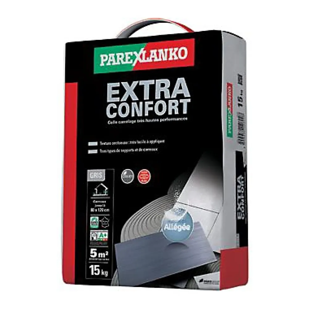 Parexlanko Colle Carrelage Sol|Colle Carrelage Mural<Colle carrelage Extra confort Allégée 15 kg