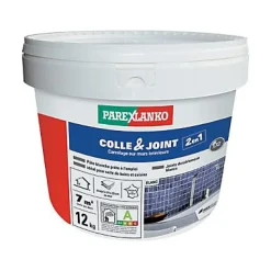Parexlanko Colle et joint carrelage mur intérieur blanc 12kg- Colle Carrelage Mural
