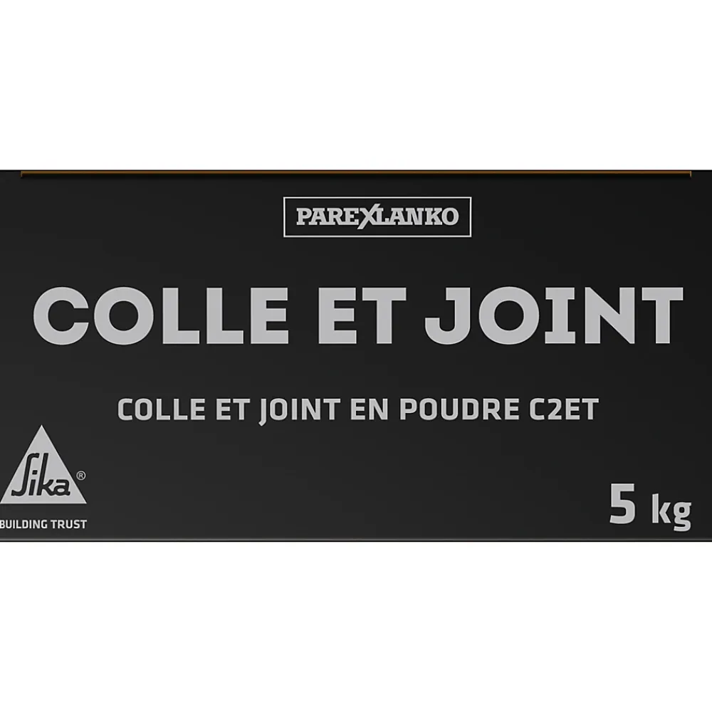 Parexlanko Colle et joint en poudre 5 kg blanc- Colle Carrelage Mural