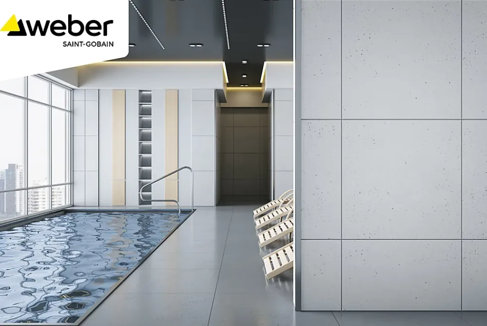 Weber Saint-Gobain Colle Carrelage Sol|Colle Carrelage Mural<Colle flex confort grands carreaux gris Weber 15kg