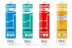 Orac Decor Colle Joint Decofix Ultra FX400 - Joint blanc base polymère pour joint entre profil A l'unité- Panneau Mural Décoratif