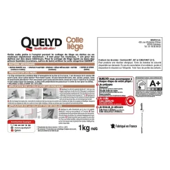 Quelyd Colle Murale pour Liège Pâte 1 kg- Plaquette De Parement|Plaquette De Parement