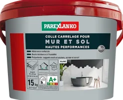 Parexlanko Colle Carrelage Sol|Colle Carrelage Mural<Colle pour carrelage mur et sol intérieur hautes performances blanc 15 kg