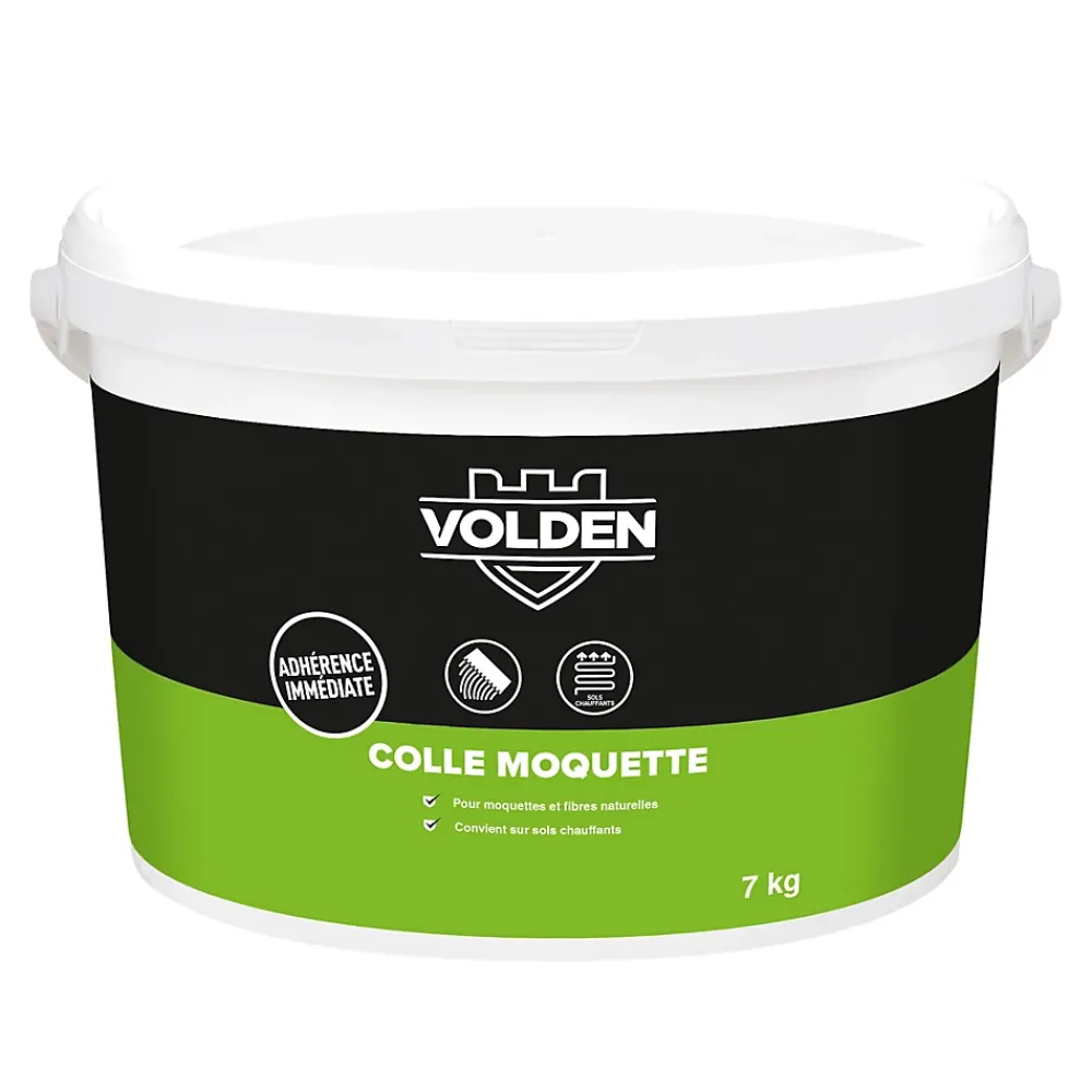 Volden Colle pâte pour moquette et fibres naturelles 7kg- Colle Pour Moquette|Colle Pour Moquette