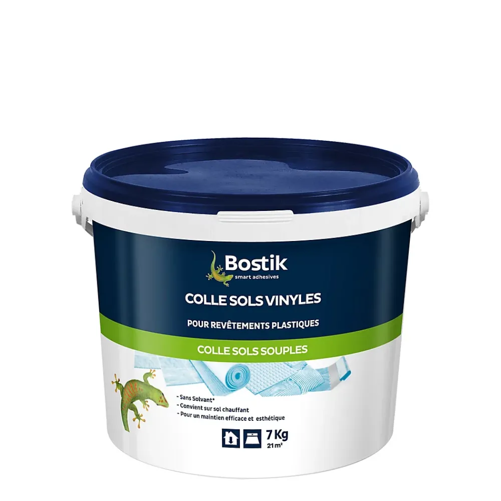 Bostik Colle Et Adhésif Sol Lino Pvc|Colle Et Adhésif Sol Lino Pvc<Colle Sols Souples pour Sols Vinyles - Revêtements Plastiques 7kg