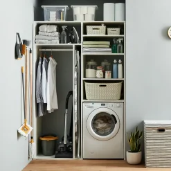 GoodHome Tablette Bois Et Mélaminé<Connecteur angle marlow blanc 600mm