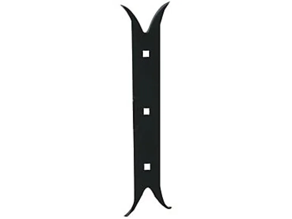 Afbat Volet Battant<Contre té queue de carpe acier noir H.250 mm