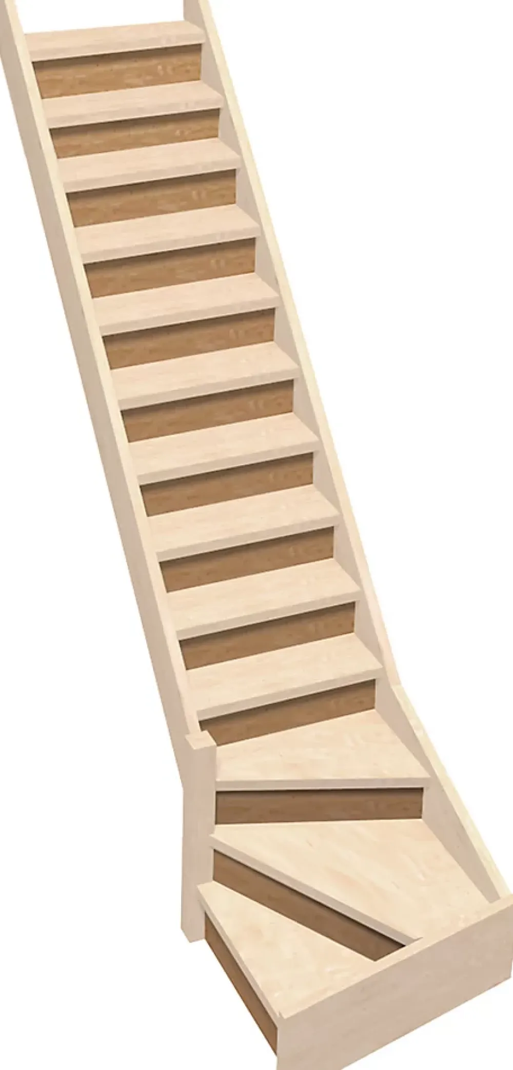 Kordo Contremarche escalier 1/4 tournant 80 cm- Accessoire D'Escalier
