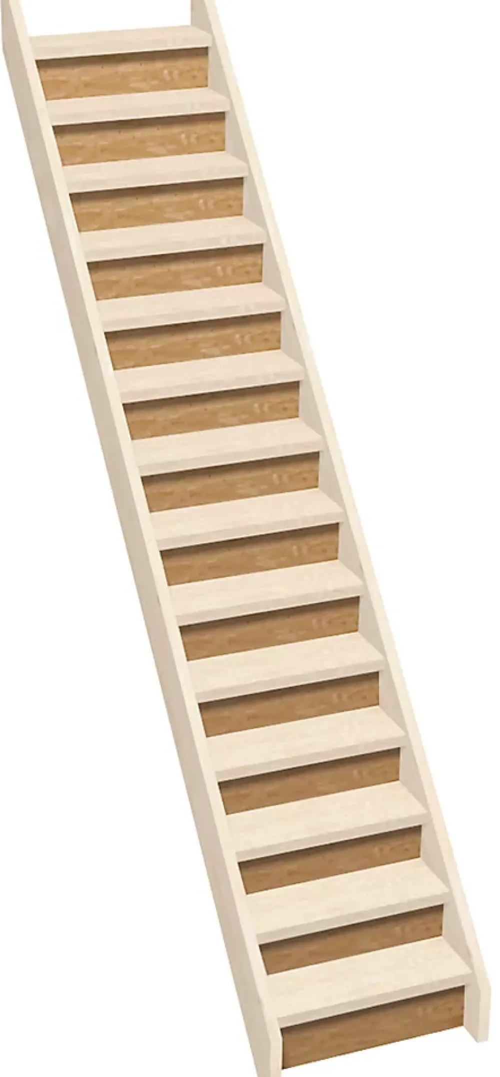 Kordo Accessoire D'Escalier<Contremarche escalier droit Normandie sapin