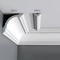 Orac Decor Corniche classique au design linéaire CB512N- Moulure