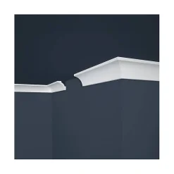 Decoon Moulure Et Rosace De Plafond<Corniche de Plafond Décorative - Modèle Lisse - Polystyrène - 200x5x5 cm
