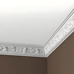 Profhome Moulure Et Rosace De Plafond<Corniche de plafond polyuréthane 150124 Moulure décorative 200 x 5,7 x 11,5 cm (L x l x h)