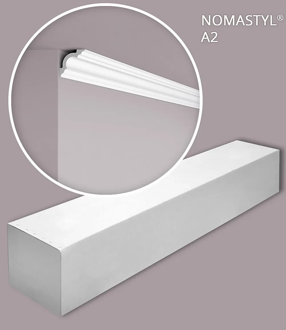 Noel & Marquet Moulure Et Rosace De Plafond<Corniche NMC A2-box-10 NOMASTYL 1 carton 10 pièces Moulure décorative