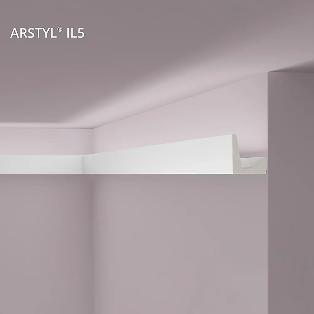 Noel & Marquet Moulure Et Rosace De Plafond<Corniche NMC ARSTYL IL5 Moulure décorative Corniche de plafond Éclairage indirect